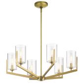 arany rez szinu modern csillar henger uvegburas design lampa lakas otthon iroda etkezo etterem konyha vilagitas.jpg